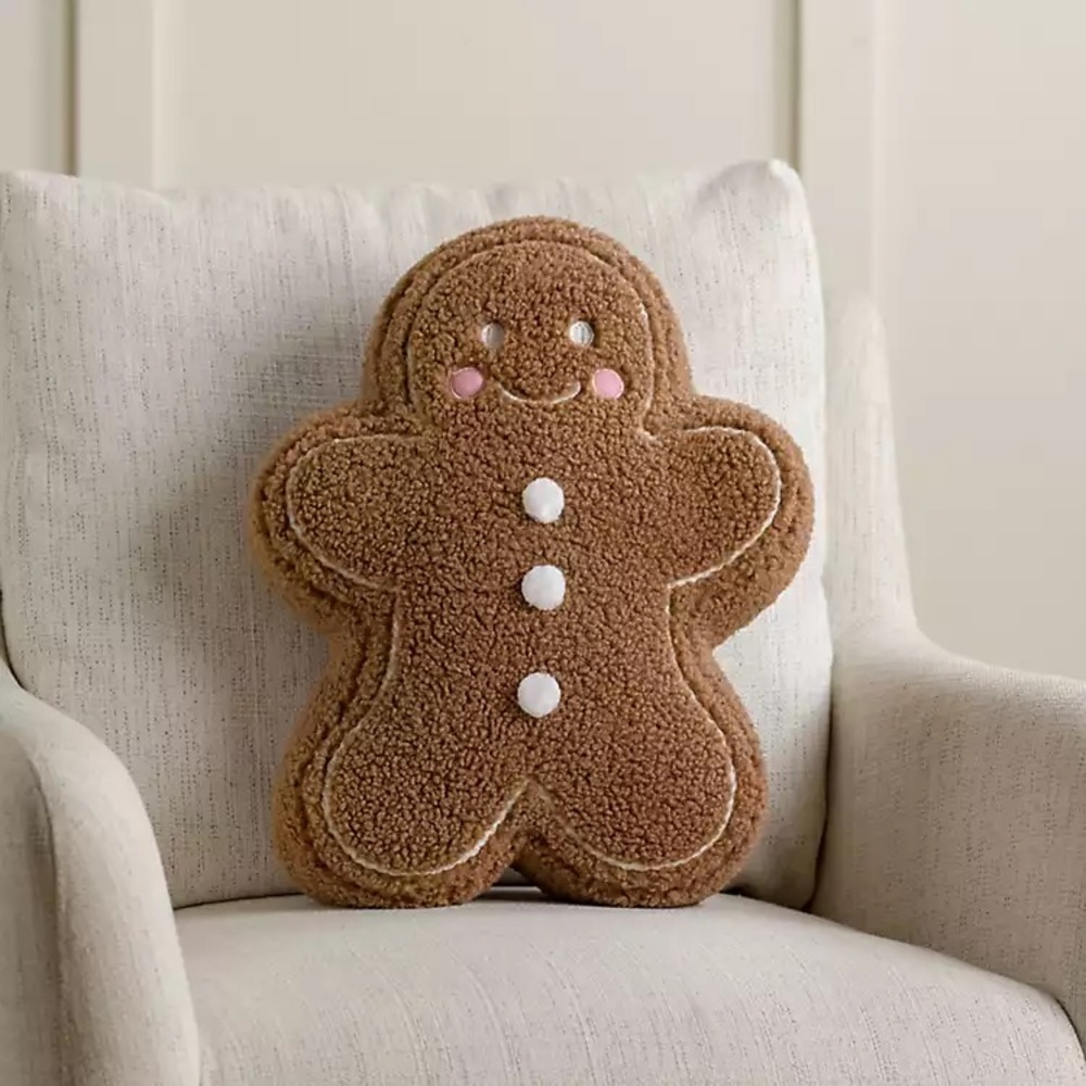 Kirklands Gingerbread Man Pillow